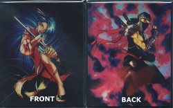 Max 4-Pocket Portfolios Kung Fu Girl/Ninja Box [12 Portfolios]