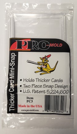 Pro-Mold Thicker Card Mini-Snap Card Holder Box [30 Mini Snaps]