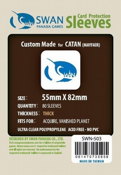Swan Panasia Catan Premium Board Game Sleeves Pack [55mm x 82mm]