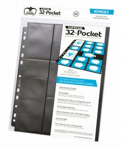 Ultimate Guard: 32-Pocket Standard Size and Mini American Plastic Pages Pack [10 pages]