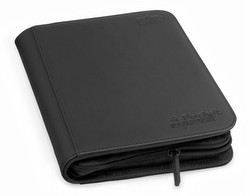 Ultimate Guard XenoSkin Black 4-Pocket ZipFolio Case [12 binders]