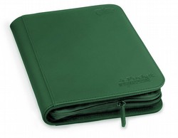 Ultimate Guard XenoSkin Green 4-Pocket ZipFolio Case [12 binders]