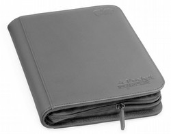 Ultimate Guard XenoSkin Grey 4-Pocket ZipFolio Case [12 binders]