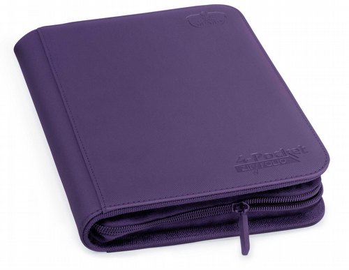 Ultimate Guard XenoSkin Purple 4-Pocket ZipFolio Case [12 binders]