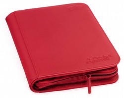 Ultimate Guard XenoSkin Red 4-Pocket ZipFolio Case [12 binders]