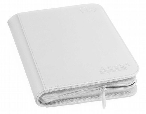 Ultimate Guard XenoSkin White 4-Pocket ZipFolio Case [12 binders]