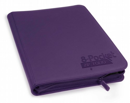 Ultimate Guard XenoSkin Purple 8-Pocket ZipFolio