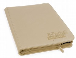 Ultimate Guard XenoSkin Sand 8-Pocket ZipFolio
