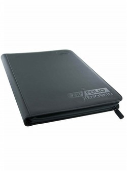 Ultimate Guard XenoSkin Black 9-Pocket ZipFolio Case [12 ZipFolios]
