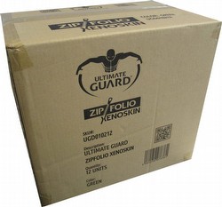 Ultimate Guard XenoSkin Green 9-Pocket ZipFolio Case [12 ZipFolios]