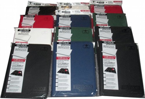 Ultimate Guard XenoSkin Mixed Colors 9-Pocket ZipFolio Case [12 ZipFolios]