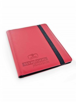 Ultimate Guard XenoSkin Red 9-Pocket FlexXfolio Case [12 FlexXfolios]