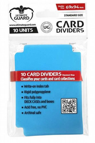 Ultimate Guard Blue Card Dividers Case [100 Packs]