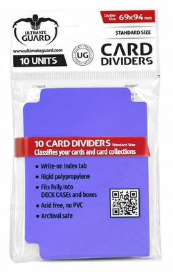 Ultimate Guard Purple Card Dividers [10 Packs]