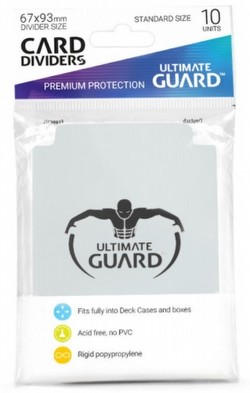 Ultimate Guard Transparent Card Dividers [2 packs]