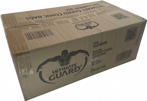 Ultimate Guard Current Size Comic Bags Case [10 packs]