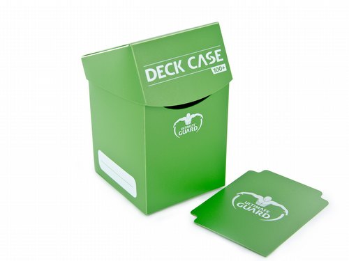 Ultimate Guard Green Deck Case 100+ [10 deck cases]
