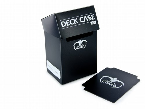 Ultimate Guard Black Deck Case 80+  [30 deck cases]