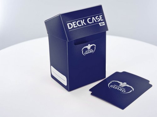 Ultimate Guard Dark Blue Deck Case 80+  [30 deck cases]