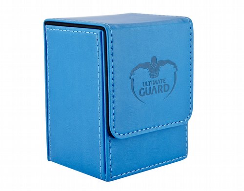 Ultimate Guard Blue Leatherette Flip Deck Case 80+