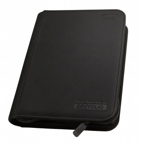 Ultimate Guard XenoSkin Black Mini American 9-Pocket ZipFolio