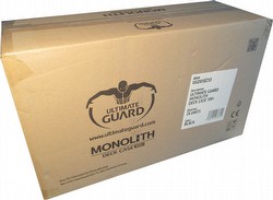 Ultimate Guard Black Monolith Deck Case 100+ Carton [24 deck cases]