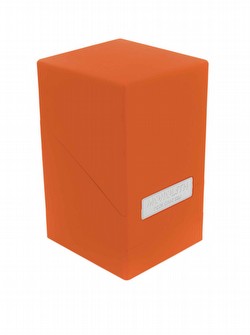 Ultimate Guard Orange Monolith Deck Case 100+ [6 deck cases]