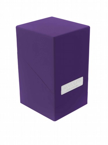 Ultimate Guard Purple Monolith Deck Case 100+ Carton [24 deck cases]
