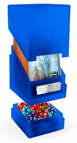 Ultimate Guard Jewel Edition Sapphire Monolith Deck Case 100+ Carton [24 deck cases]