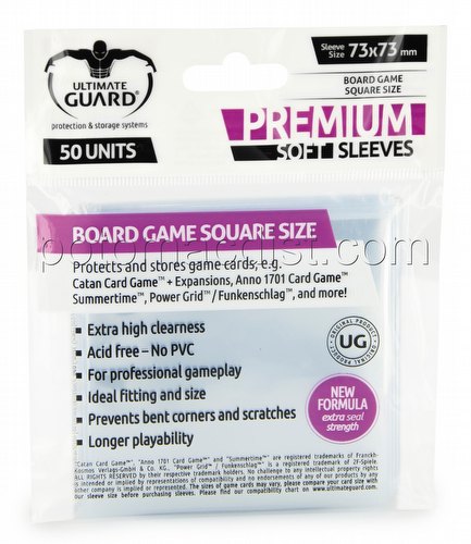 Ultimate Guard Premium Square Board Game Sleeves Pack