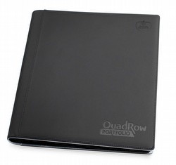 Ultimate Guard XenoSkin Black QuadRow Portfolio Case [12 Portfolios]
