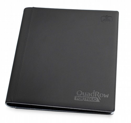 Ultimate Guard XenoSkin Black QuadRow Portfolio Case [12 Portfolios]