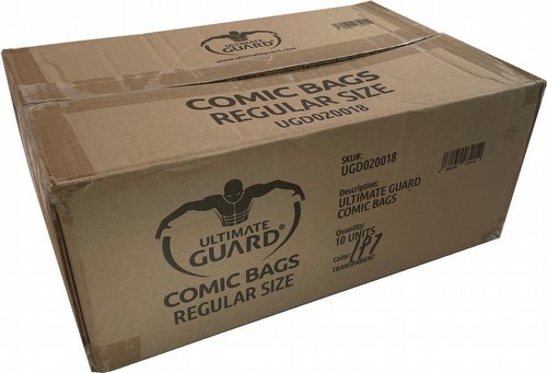Ultimate Guard Regular Size Comic Bags Case [10 packs]
