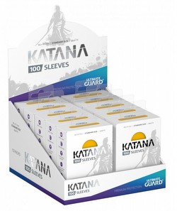 Ultimate Guard Katana Standard Size Yellow Sleeves Box [10 packs]