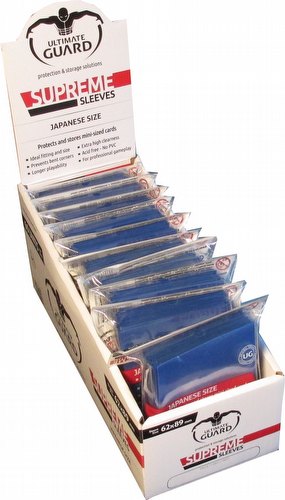 Ultimate Guard Supreme Yu-Gi-Oh/Japanese Size Blue Sleeves Box [10 packs]