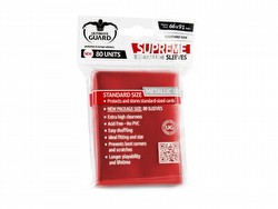 Ultimate Guard Supreme Standard Size Metallic Red Sleeves Case [5 boxes]