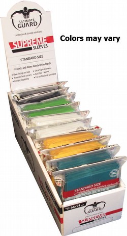 Ultimate Guard Supreme Standard Size Mixed Colors Sleeves Box [10 packs]