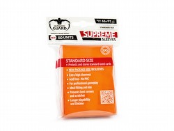 Ultimate Guard Supreme Standard Size Orange Sleeves Box [10 packs]