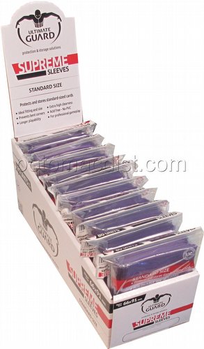 Ultimate Guard Supreme Standard Size Purple Sleeves Case [5 boxes]