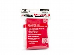 Ultimate Guard Supreme Standard Size Red Sleeves Pack
