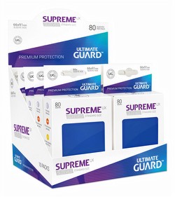 Ultimate Guard Supreme UX Standard Size Blue Sleeves Box [10 packs]
