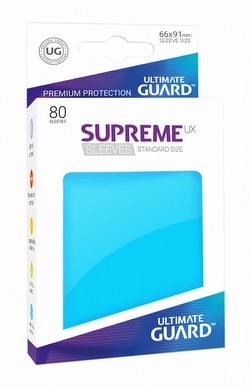 Ultimate Guard Supreme UX Standard Size Light Blue Sleeves Pack