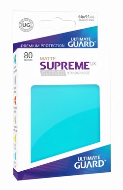 Ultimate Guard Supreme UX Standard Size Matte Black Sleeves Pack
