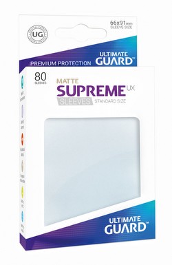 Ultimate Guard Supreme UX Standard Size Matte Frosted Sleeves Pack