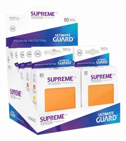 Ultimate Guard Supreme UX Standard Size Orange Sleeves Box [10 packs]