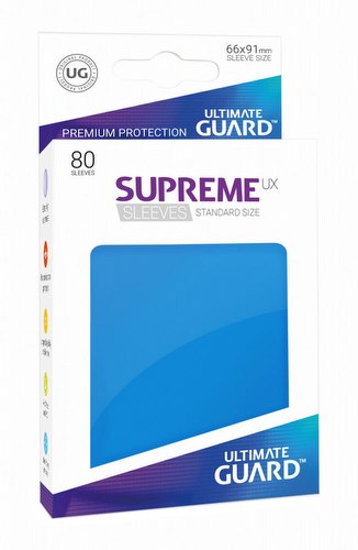 Ultimate Guard Supreme UX Standard Size Royal Blue Sleeves Pack
