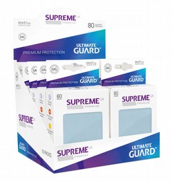 Ultimate Guard Supreme UX Standard Size Transparent Sleeves Box [10 packs]