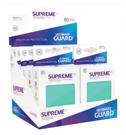 Ultimate Guard Supreme UX Standard Size Turquoise Sleeves Case [5 boxes]