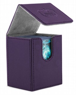 Ultimate Guard Xenoskin Purple Flip Deck Case 100+