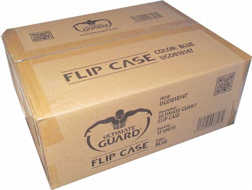 Ultimate Guard Xenoskin Blue Flip Deck Case 80+ Carton [12 deck cases]